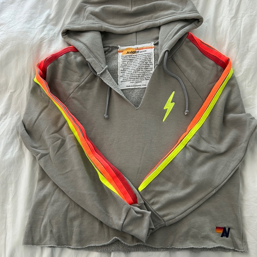 Aviator Nation Cropped hoodie